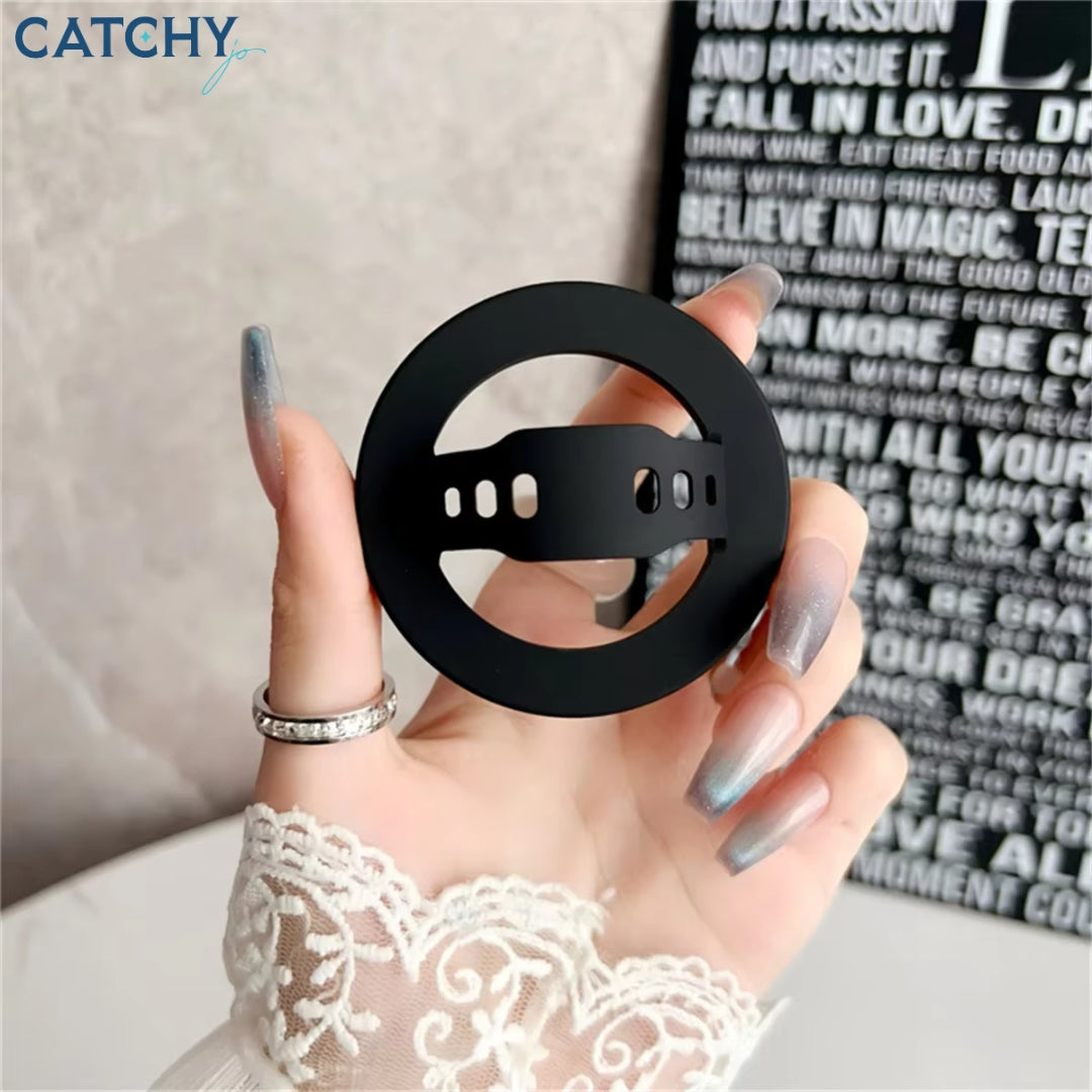 Hollow Strong Magnetic Liquid Silicone Comfortable Phone Holder