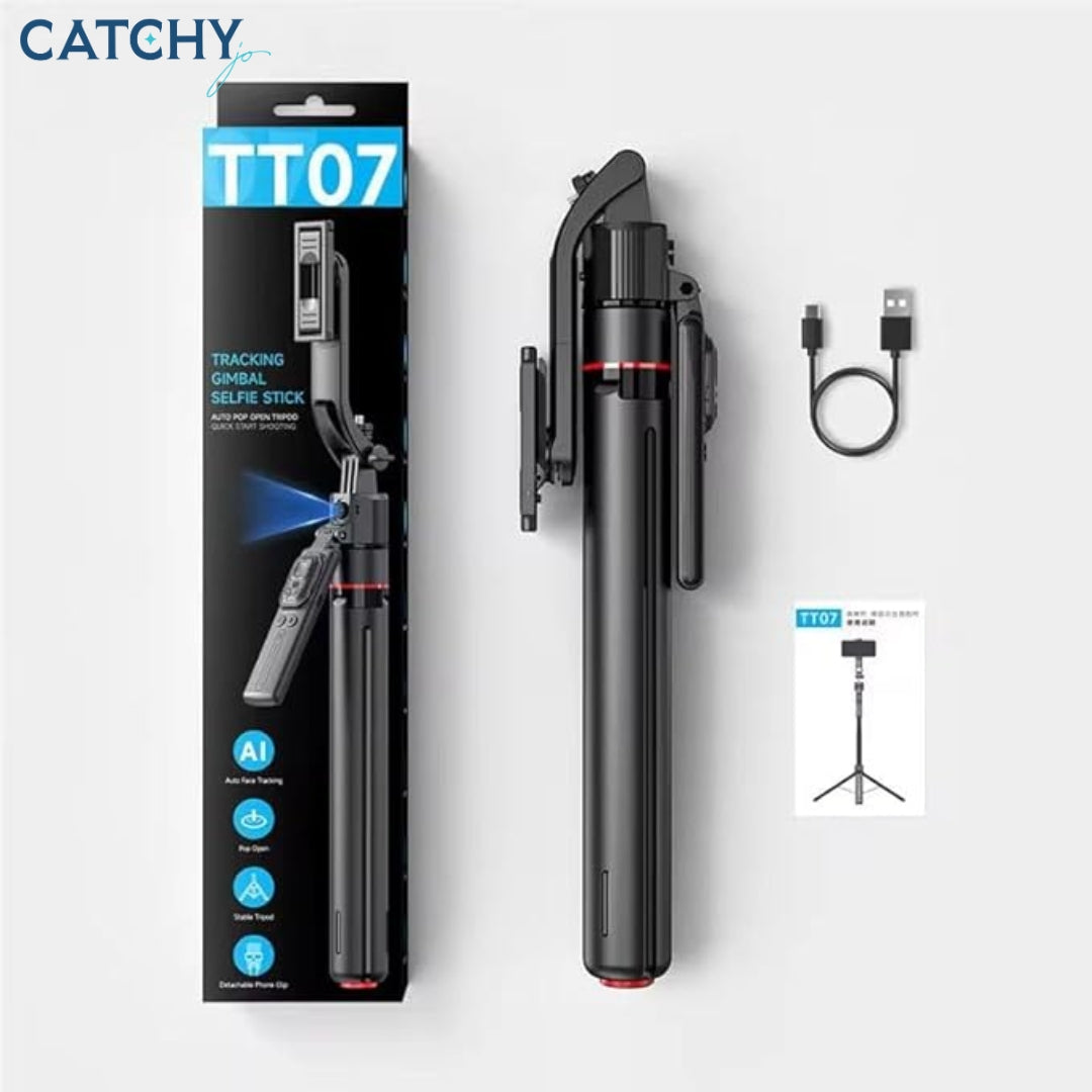 TT07 AI Tracking Gimbal Selfie Stick