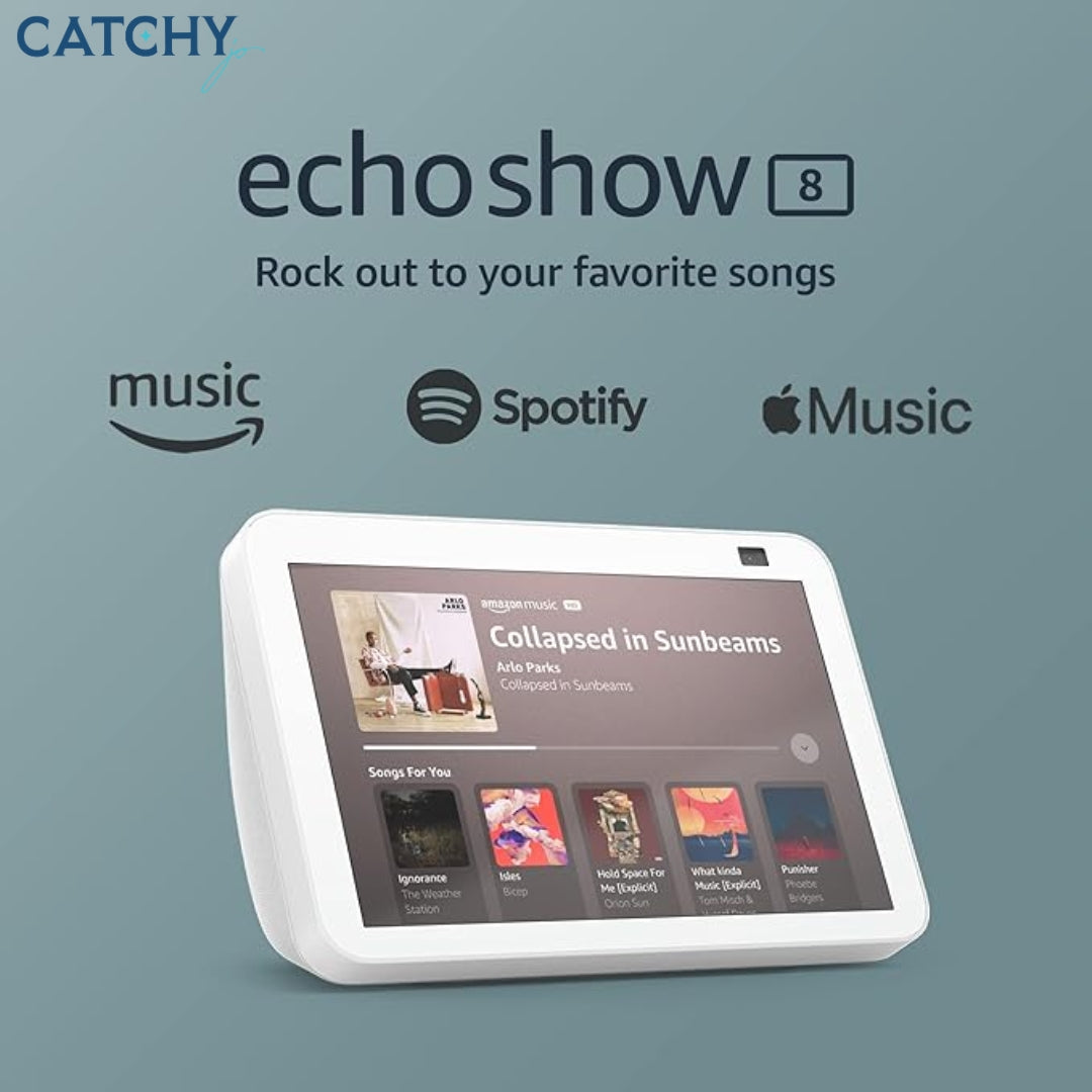 Echo Show 8 Smart Display With Alexa 2nd Gen