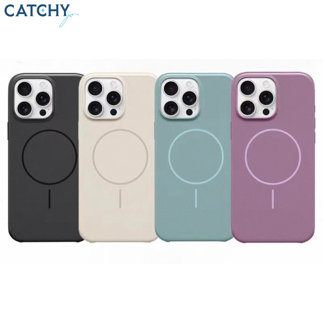 Luxury Shockproof Magnetic Wireless Charging iPhone Case