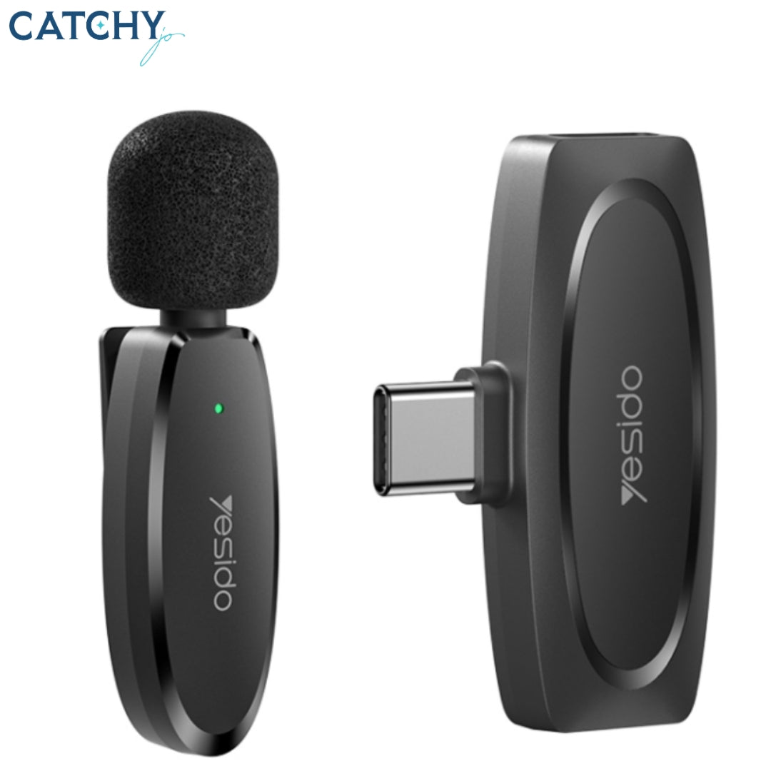 YESIDO KR11 Type-C Wireless Lavalier Microphone