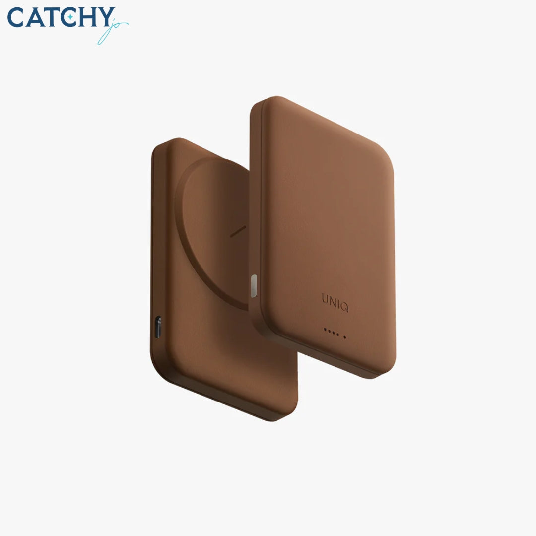 UNIQ Lexa Premium Leatherette Magnetic Power Bank (5000mAh)