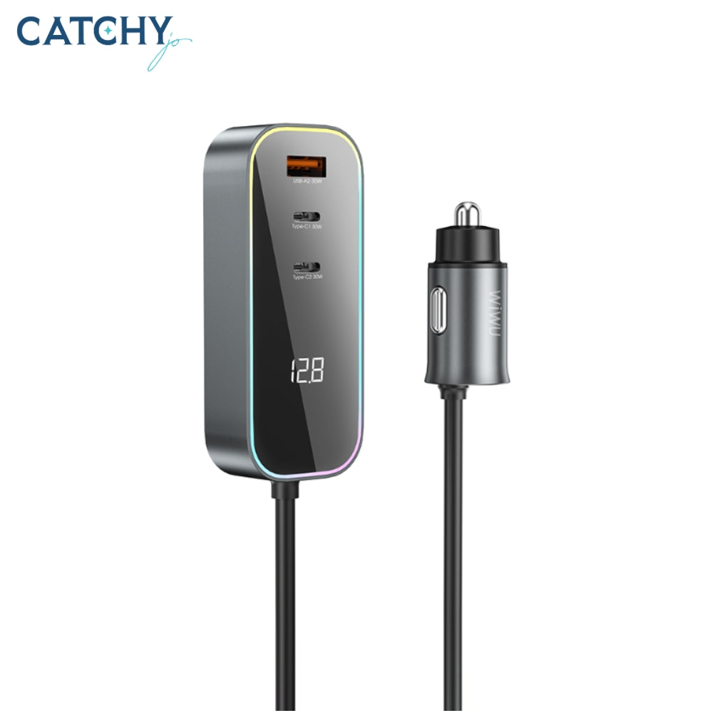WiWU Fast Car Charger Multi-Port (120W)