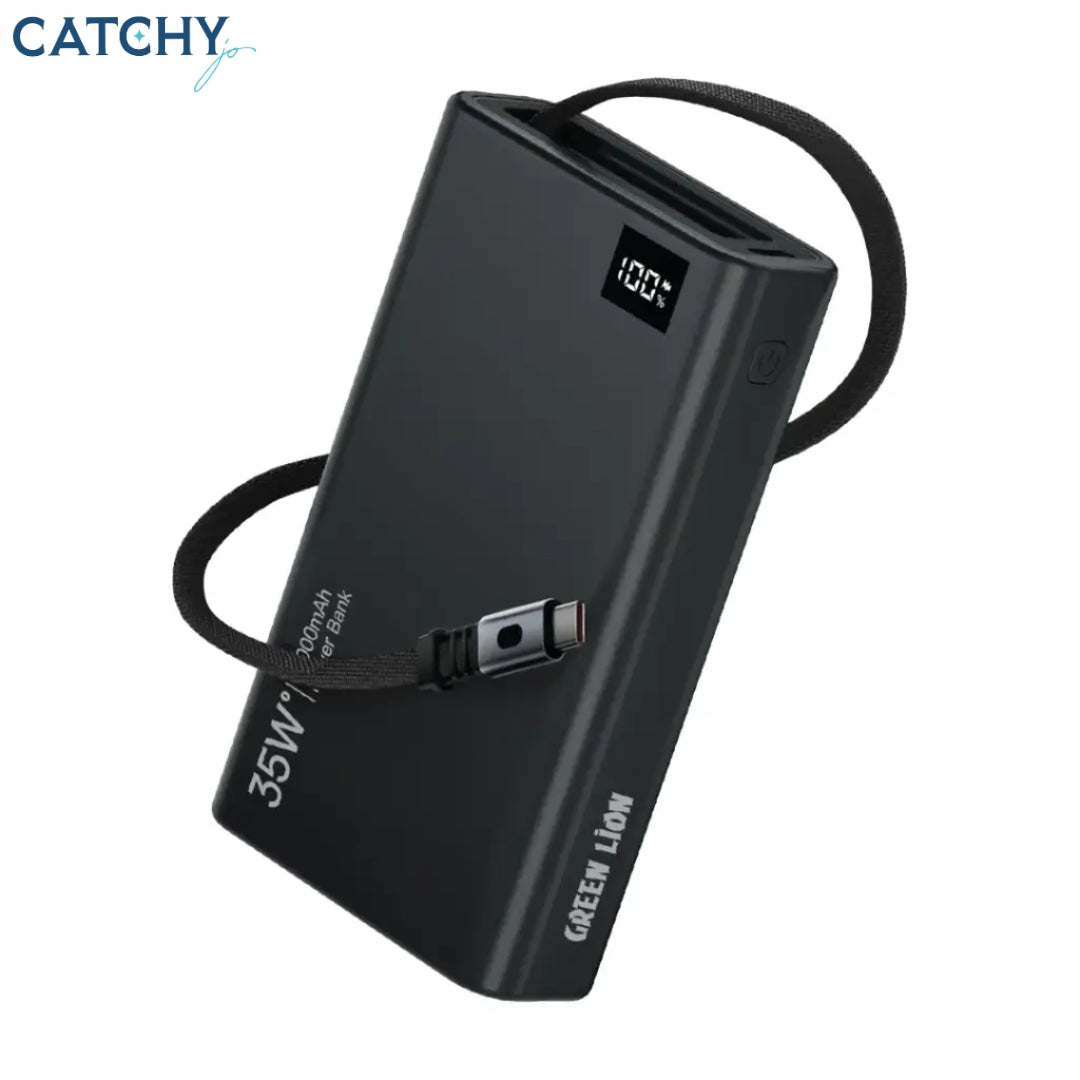 Green Lion Retractable Power Bank (10000mAh)