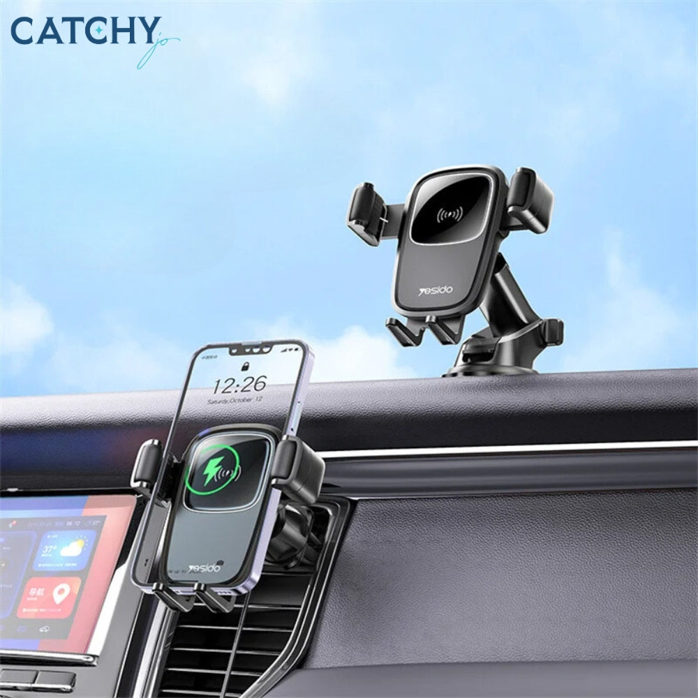 YESIDO C187 Wireless Charging Car Holder