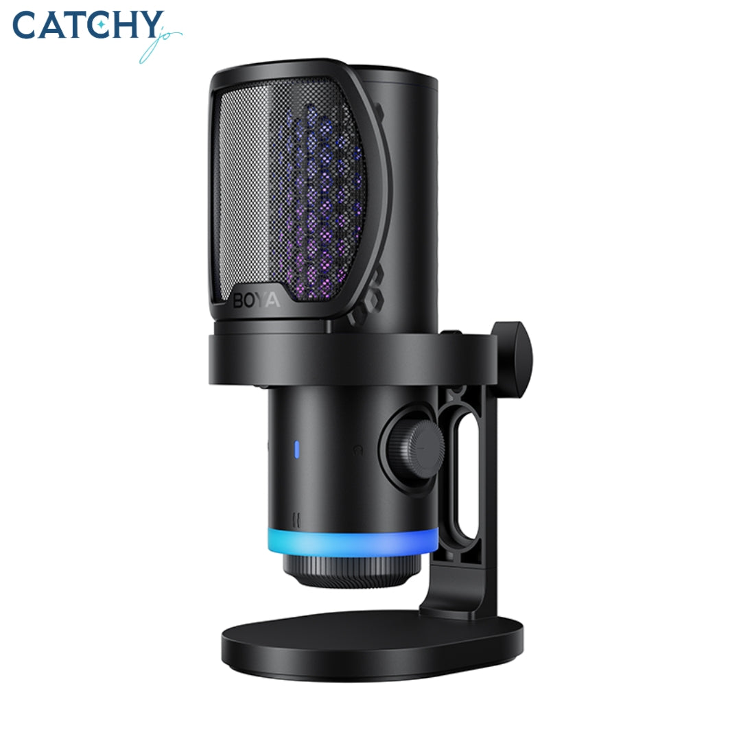 BOYA Cast Mic G40 Vibrant RGB Noise-Cancelling USB Microphone