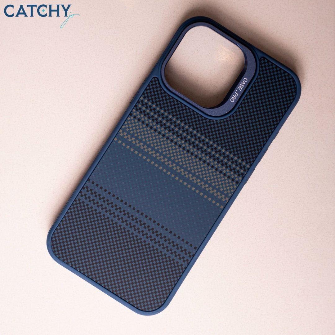 iPhone Gradient Carbon Case With Camera Stand