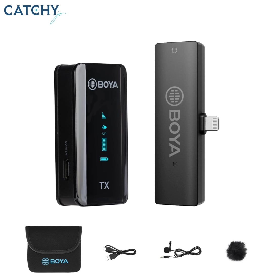 BOYA BY-XM6-S3 Lightning Wireless Lavalier Microphone