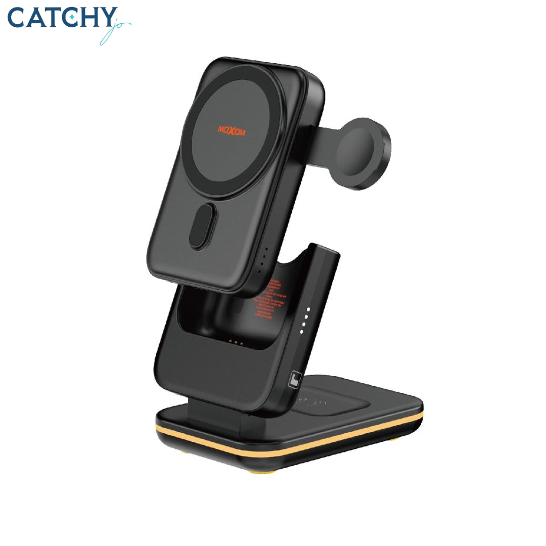 Moxom MX-PB143 3 in1 Wireless Charging Power Bank (5000mAh)