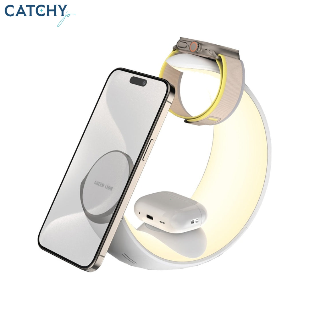 Green Lion Moon Charge 4 in 1 Wireless Charger