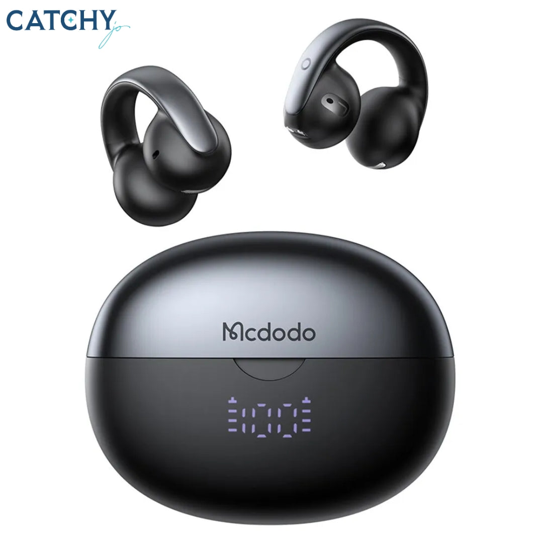 MCDODO Air O3 Clip-On Open-Ear Earbuds With LED Battery Display