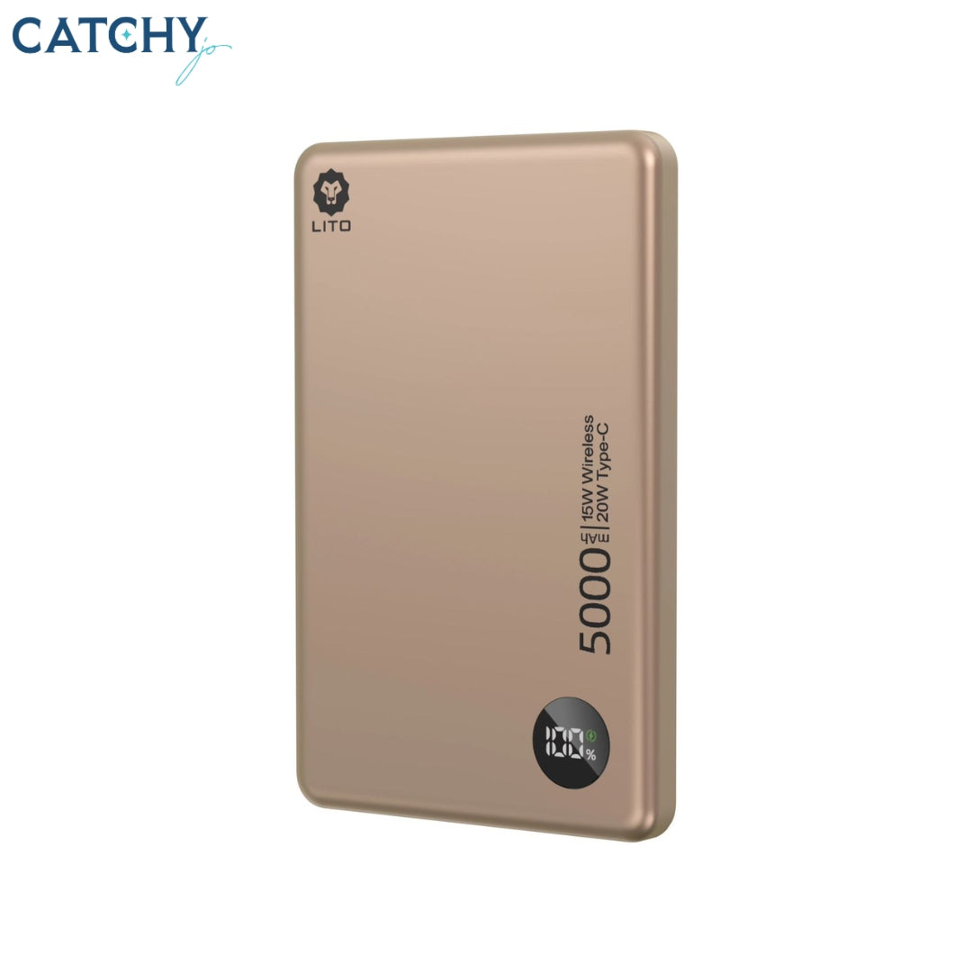 LITO LP08 Small Portable Magnetic Wireless Power Bank