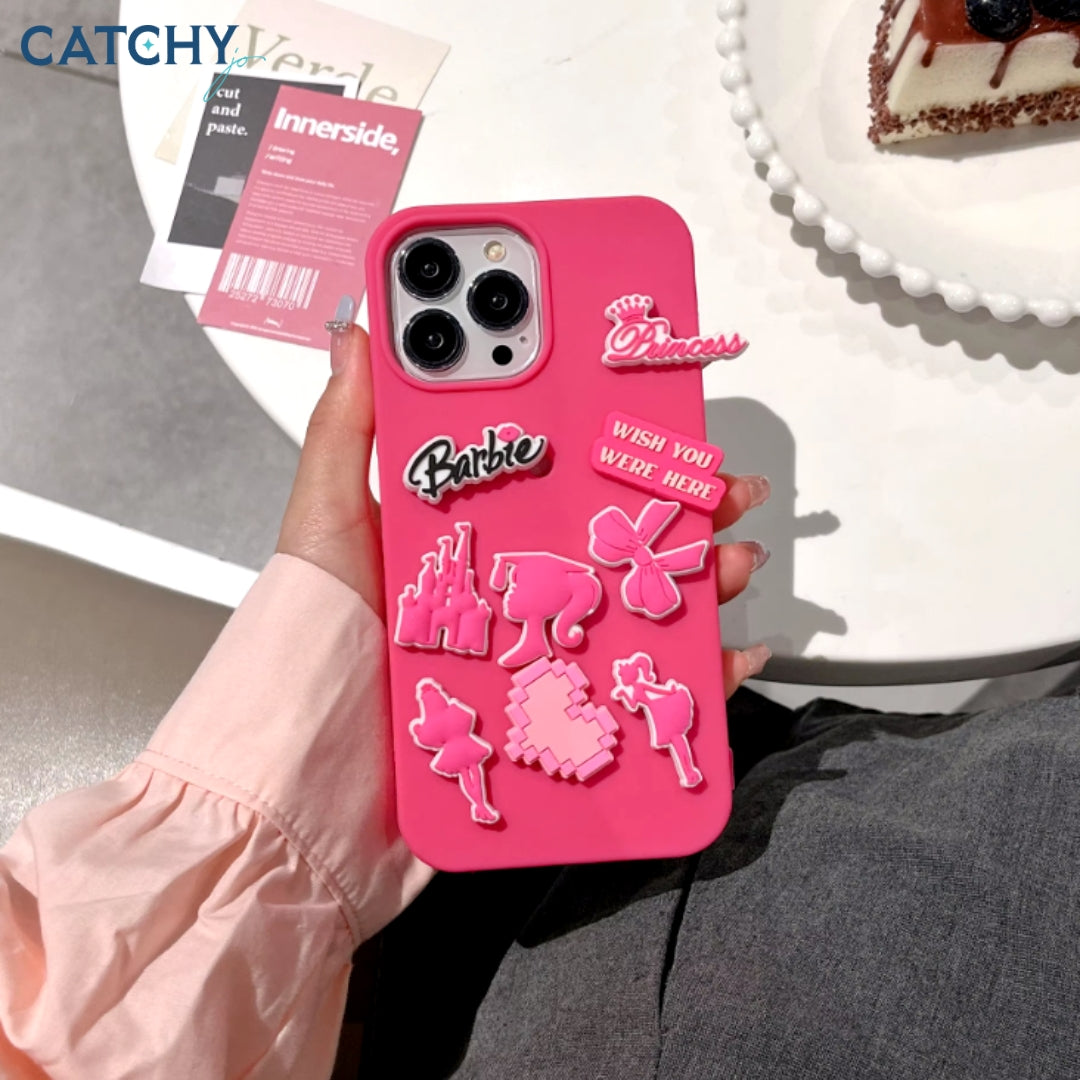 iPhone Silicone Charm Case (Comes With 4 Charms)