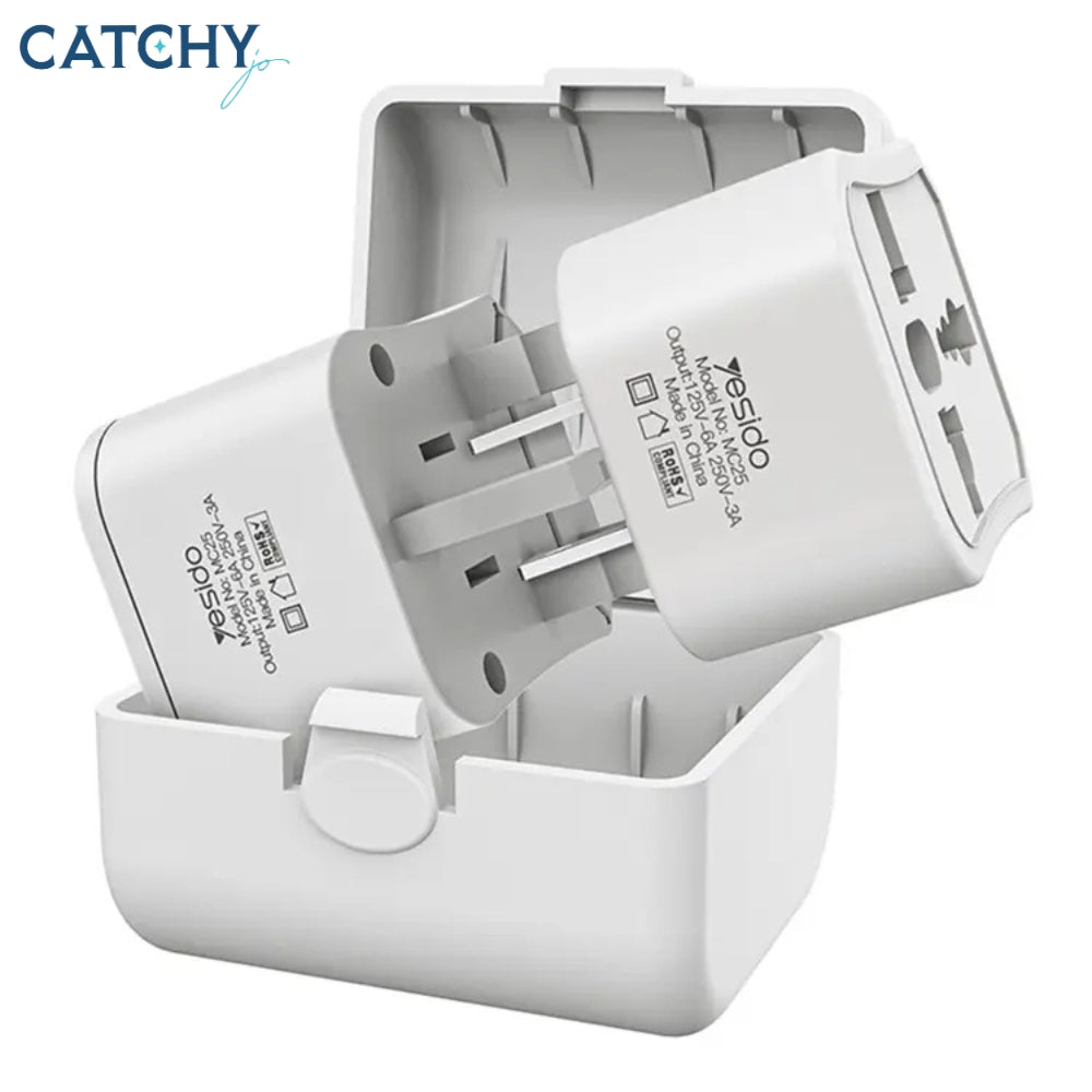 YESIDO MC25 Power Adapter With Storage Case