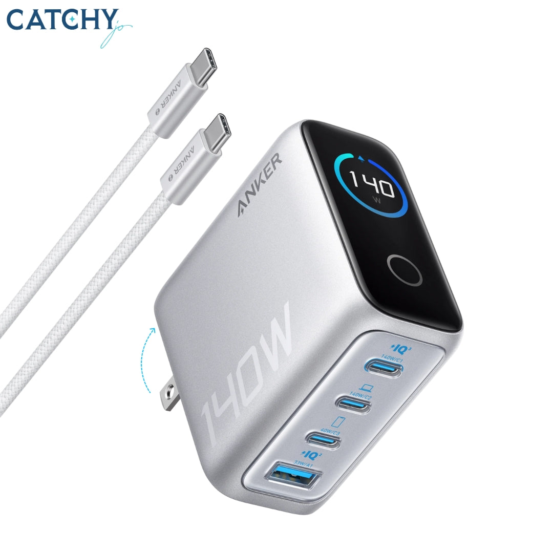 Anker Laptop Charger 4 Ports With USB-C Cable (140W)