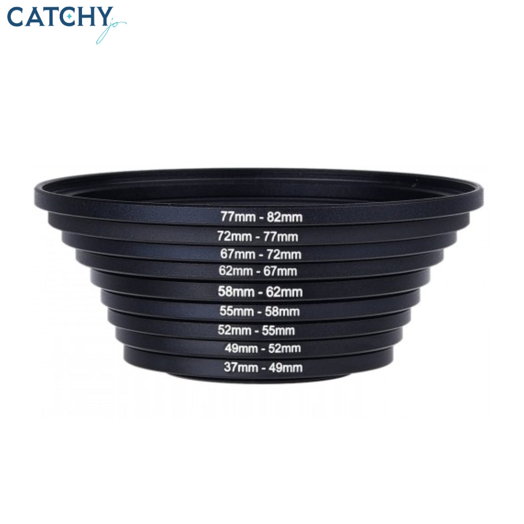Step Up Lens Filter Adapter Rings
