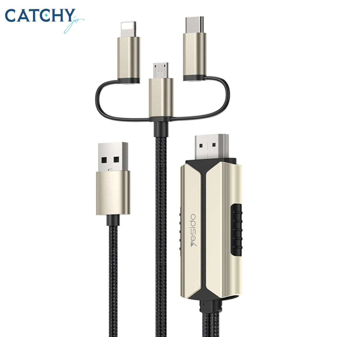 YESIDO HM14 3 in 1 HDMI Adapter