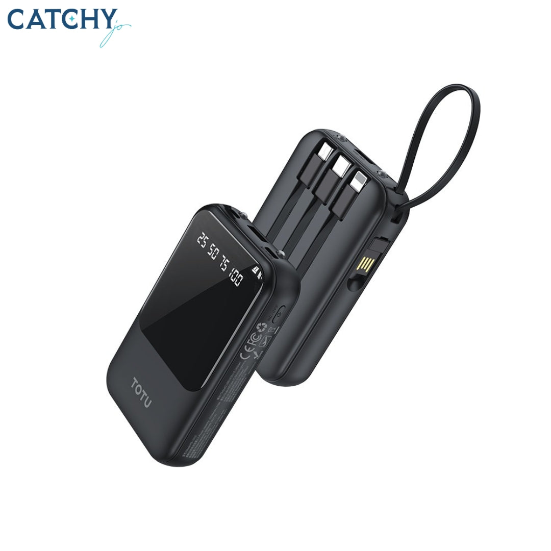 TOTU PB-1010 Built-in Cables Power Bank (10000mAh)