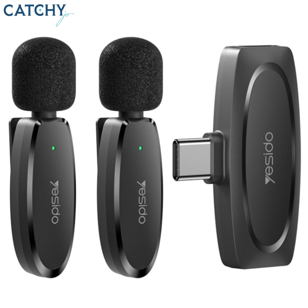 YESIDO KR13 Type-C Lavalier Wireless Microphone
