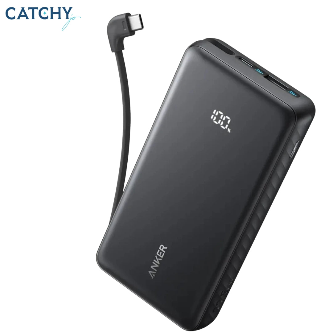 Anker Zolo Powerbank With Built-in USB-C Cable (20000mAh)