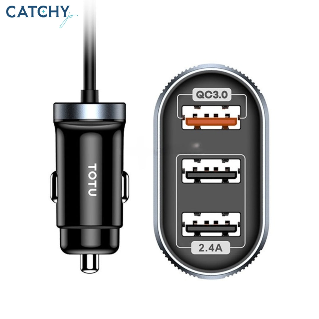 TOTU DCCQ-006 Speedy Series QC + 2.4A Car Charger With Cable