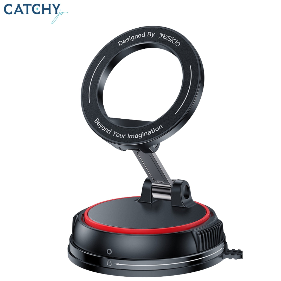 YESIDO C219 360 Rotation & Folding Zinc Magnetic Car Phone Holder