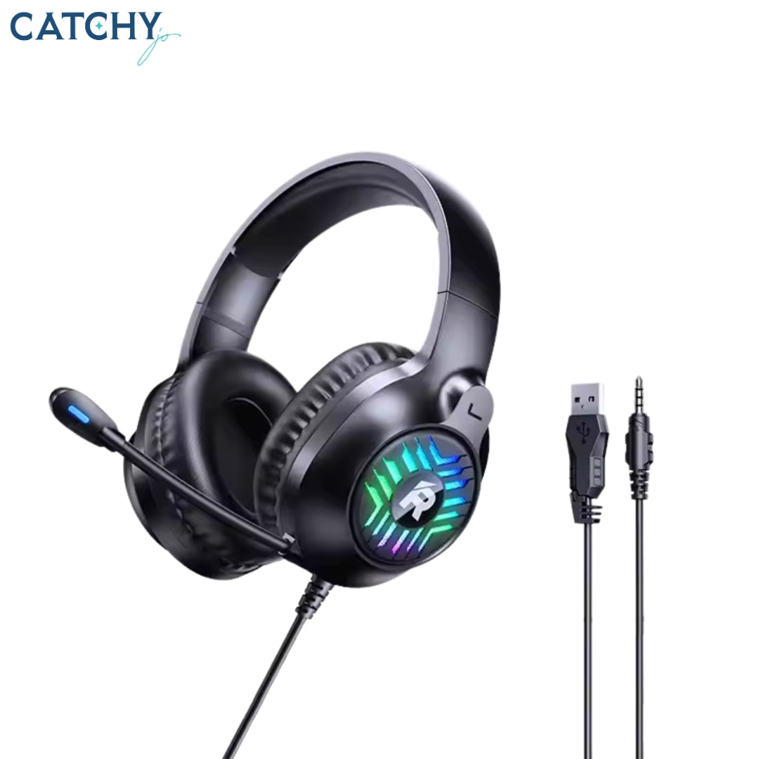 Remax RM-705 Wired Headphones Earphones Gaming Headphone Headset With Mic
