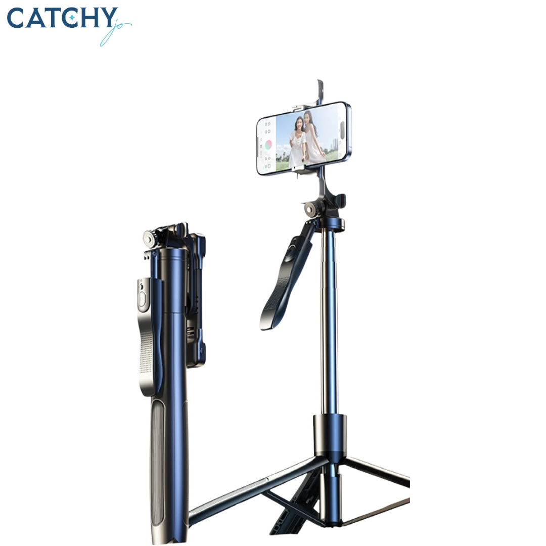 RTAKO Q052 Ultra Wide Angle Selfie Stick With Bluetooth Remote (1.8M)