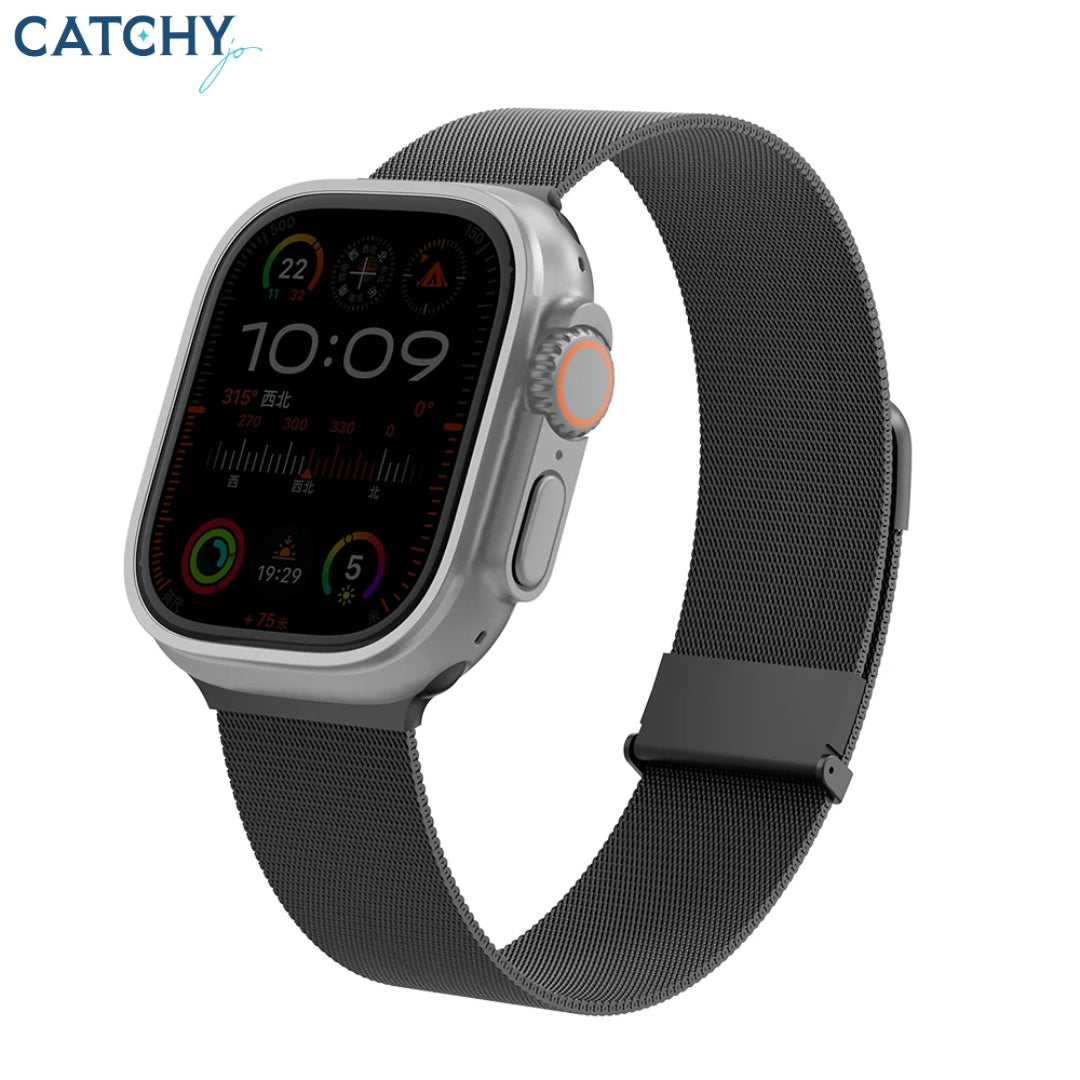 WiWU WB302 MagFlex Secure Magnetic Mesh Watch Band for Apple Watch