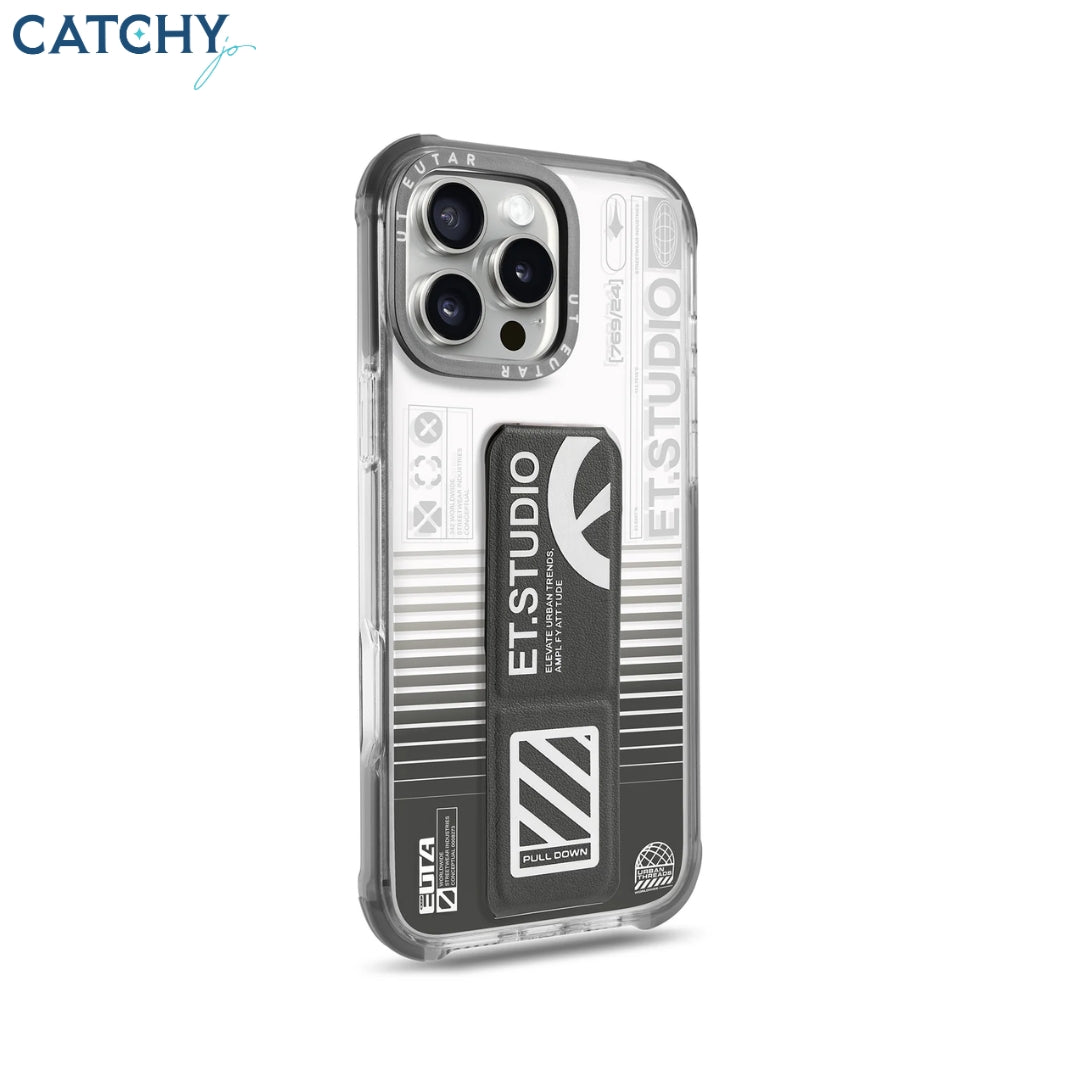 EUTA Mag-Charge Shockproof iPhone Case with Extendable Grip Stand