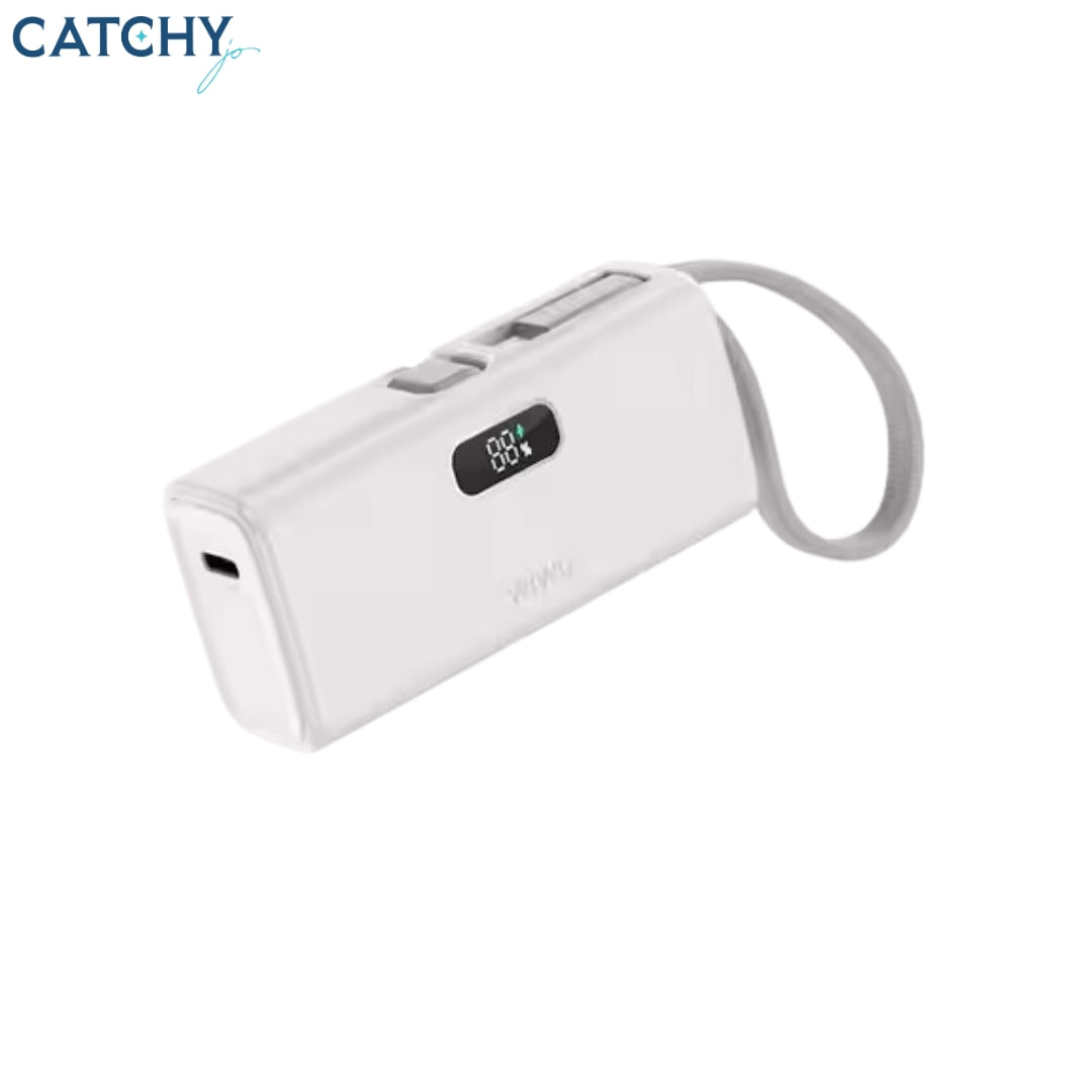 WiWU Power Bank With Type-C Plug Cable (5000mAh)