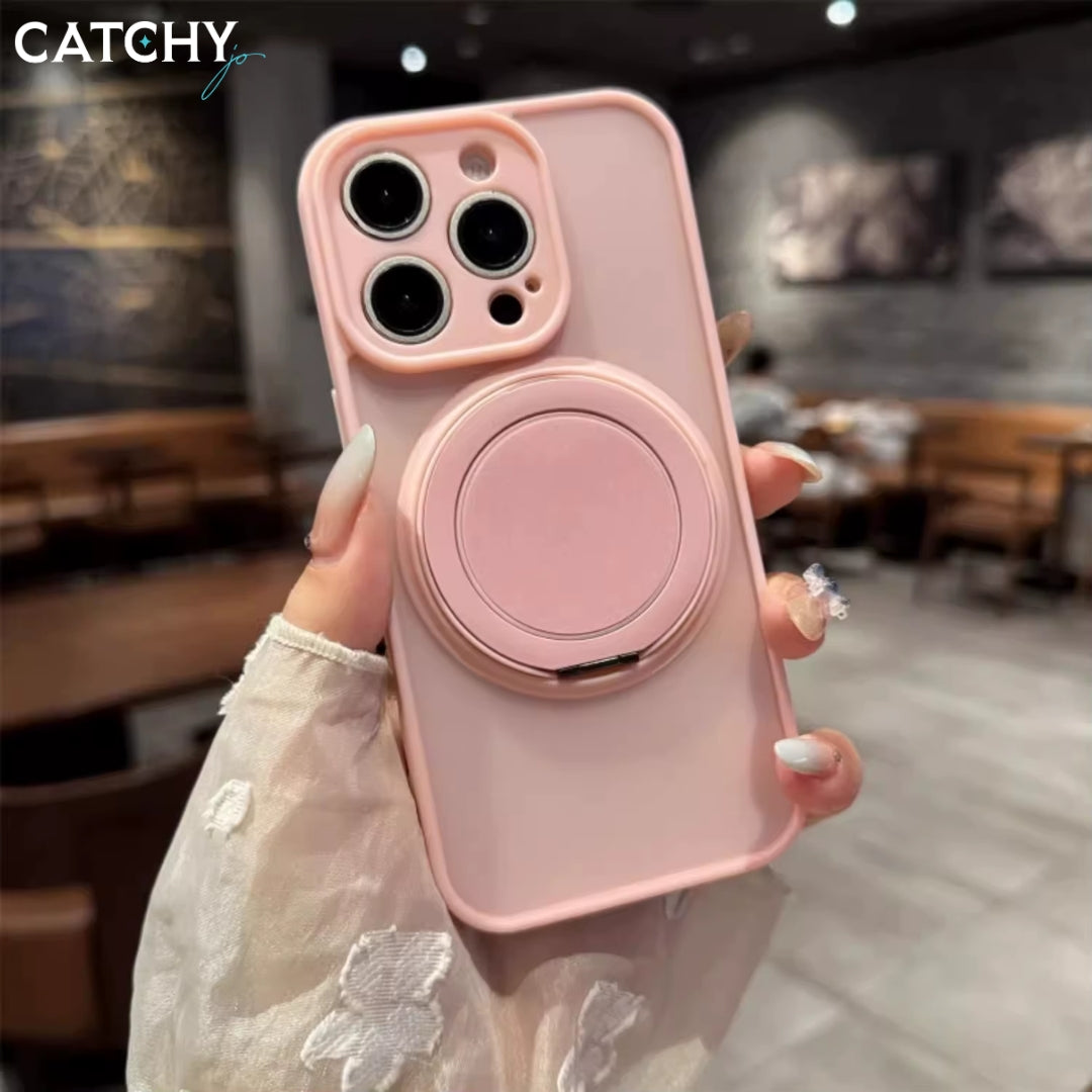 iPhone Rotating Magnetic Bracket Frosted Case