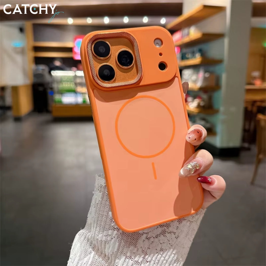 iPhone Skin Magnetic Lens Drill Pattern Case