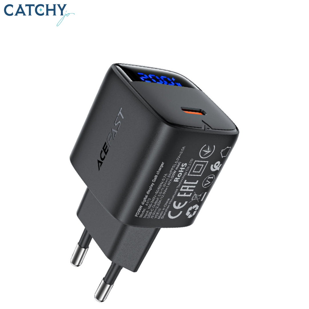 ACEFAST A113 Fast Charge USB-C EU Wall Charger (20W)