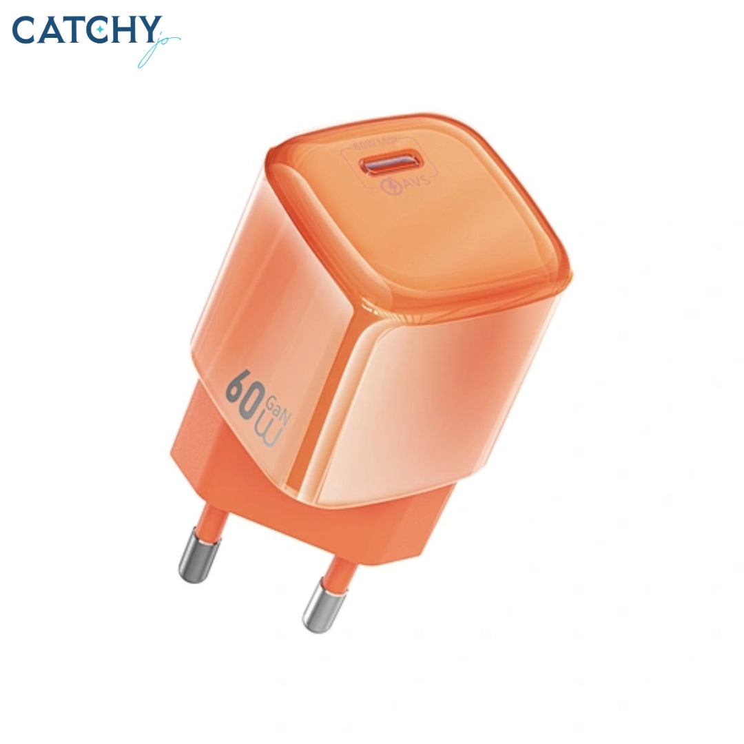 WiWU Wi-G037 Jade AVS GaN Fast Charger (60W)