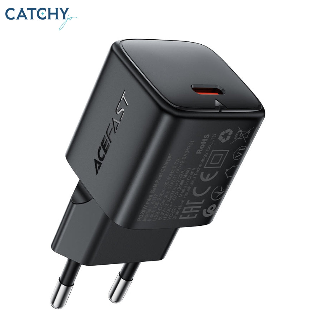 ACEFAST A117 USB-C Fast Charge Wall Charger EU (20W)
