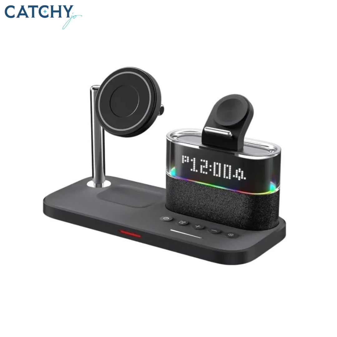 YESIDO DS37 6-in-1 Wireless Charging Station