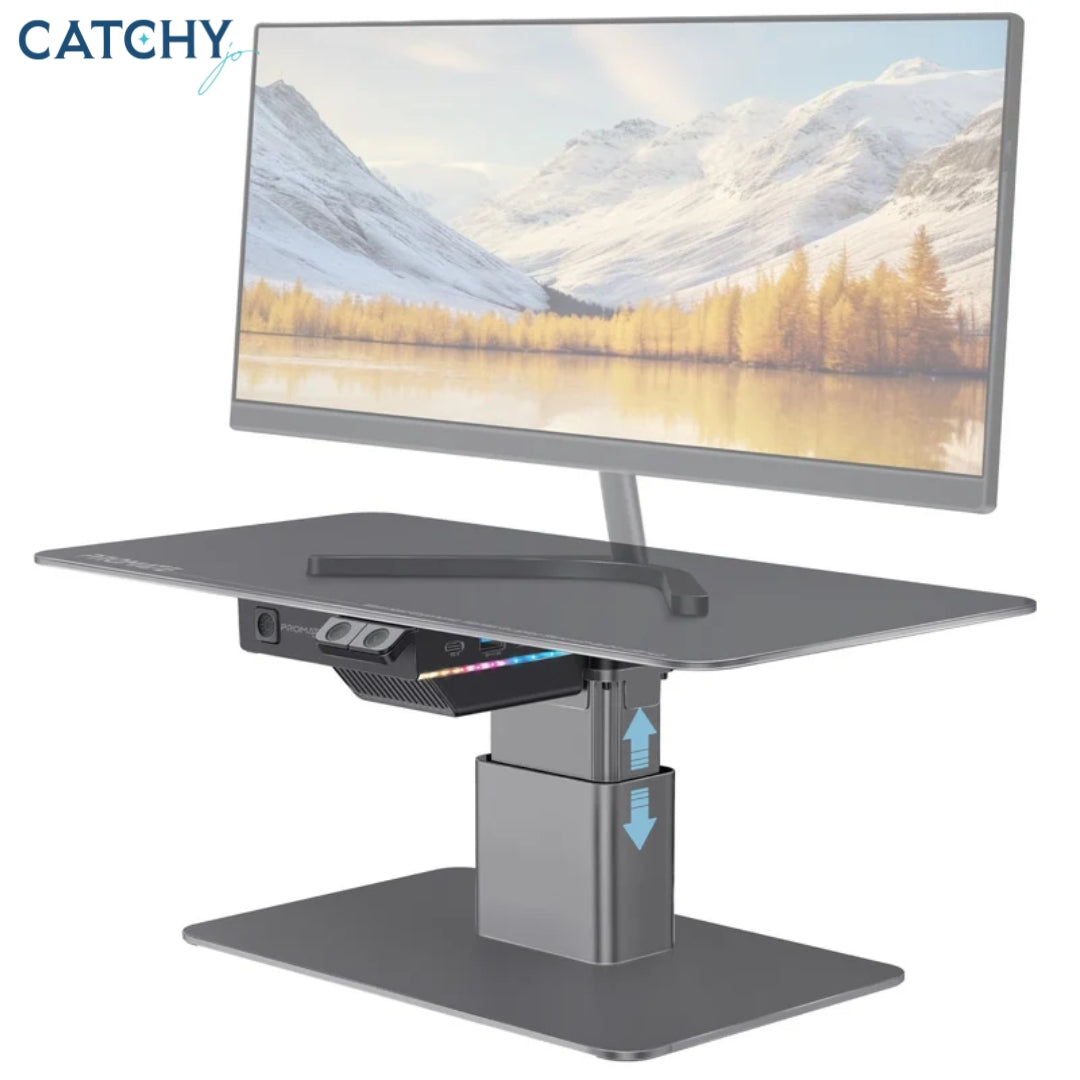 PROMATE Raizer Monitor & Laptop Stand With Built-In USB Hub