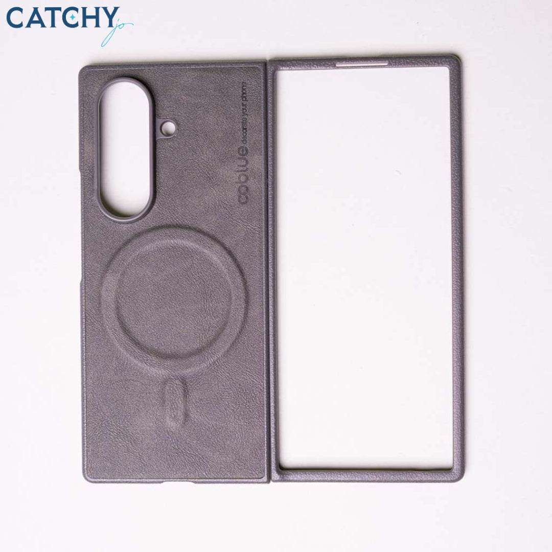 Coblue Z Fold 7 Leather Case With MagSafe