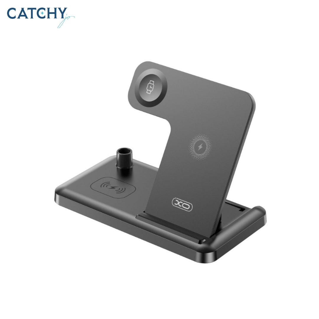 XO (WX033) 4 in 1 Wireless Charger (Qi Pad) (15W)