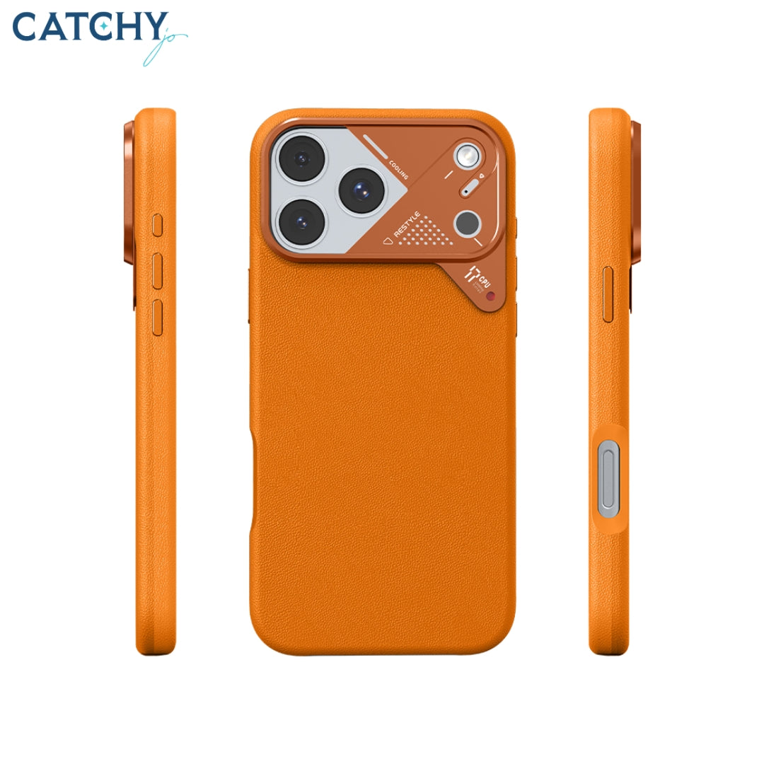 Litchi Grain Leather iPhone Case