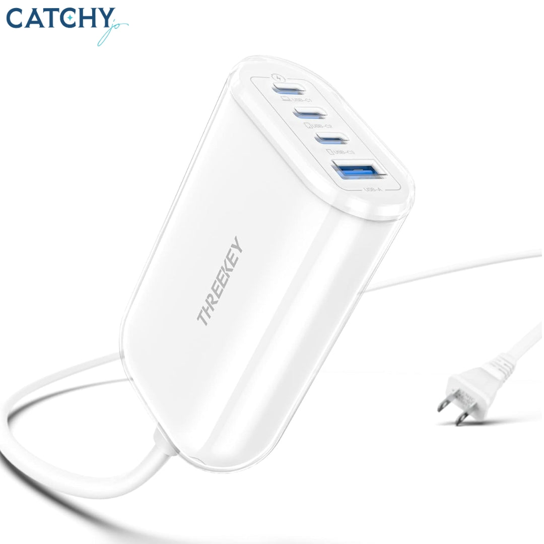 Threekey Type-C 4 Ports Desktop Charging Station (65W)