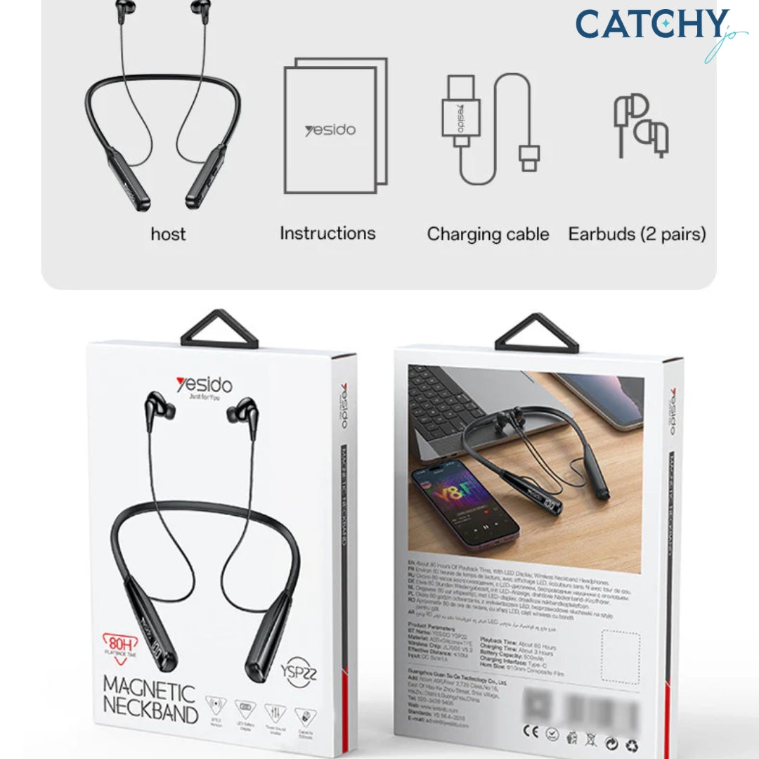 YESIDO YSP22 Necklace Wireless Earphones