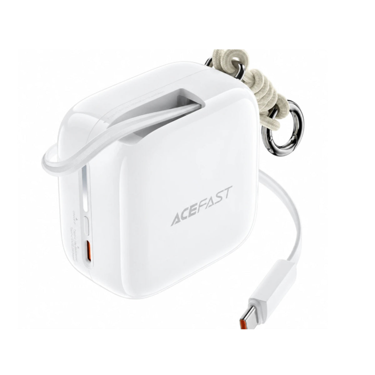 ACEFAST M42 Fast Charging Power Bank With Retractable USB-C Cable
