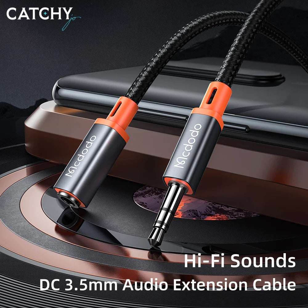 MCDODO-0800 3.5mm AUX Jack To 3.5mm AUX Port Cable