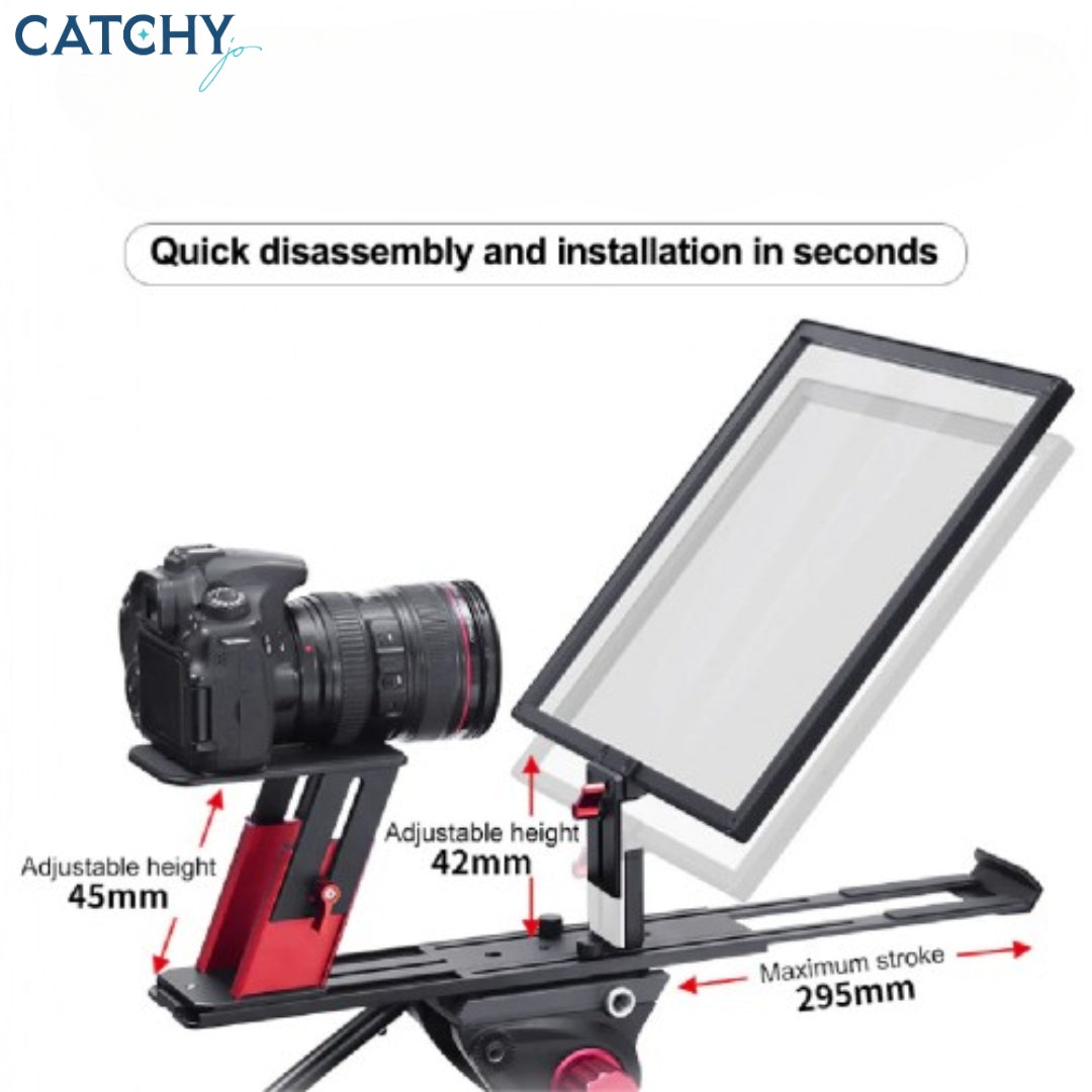 Desview TP150 15" Portable Teleprompter With Remote Control