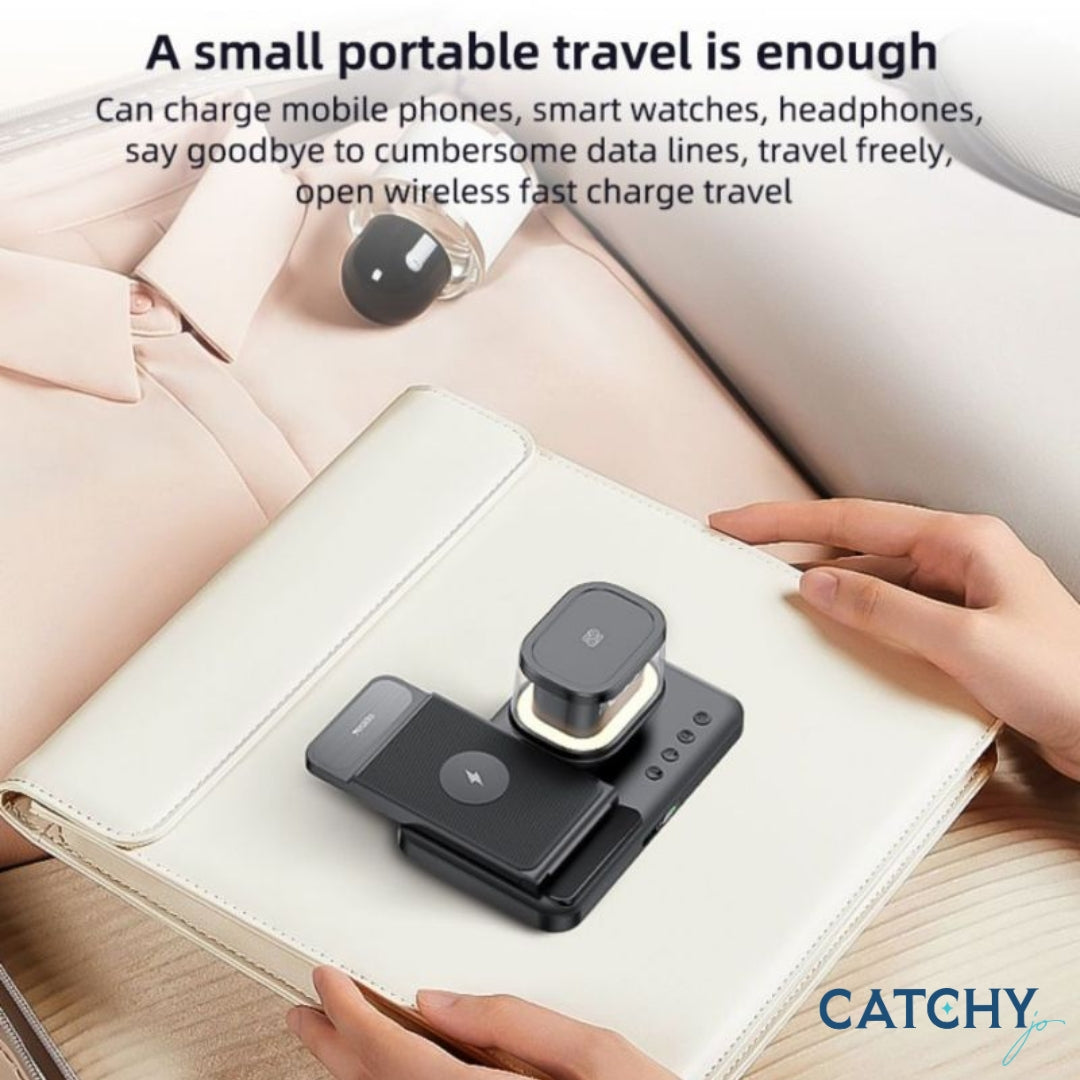 YESIDO DS23 5 in 1 Wireless Charging Stand (15W)
