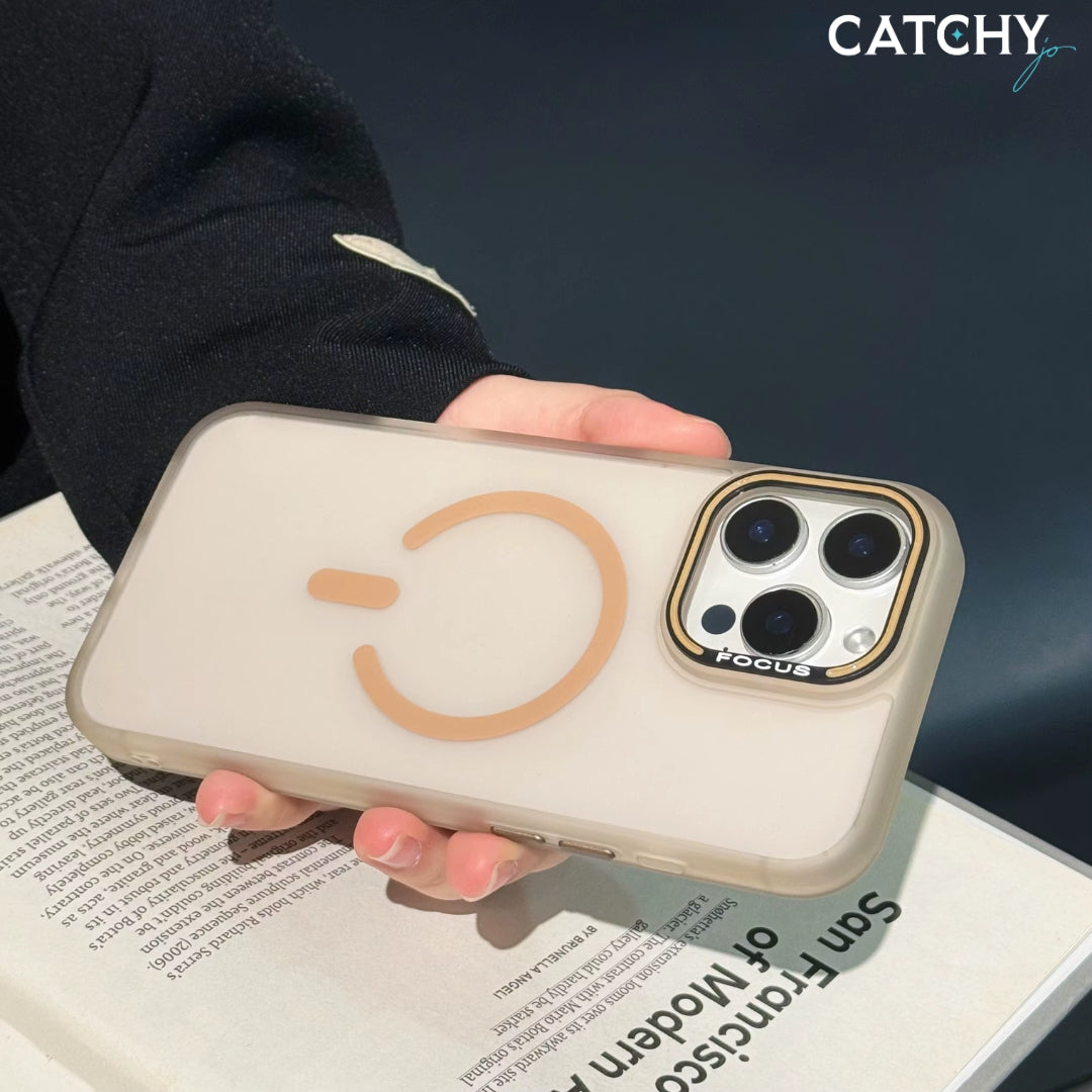 Stylish Frosted Jelly Magnetic iPhone Case