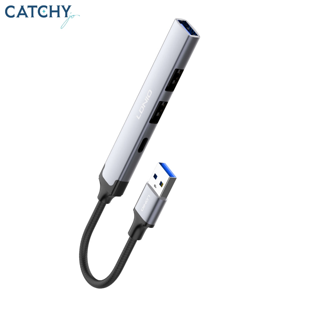 LDINO DS-44C محطة إرساء USB 4 في 1