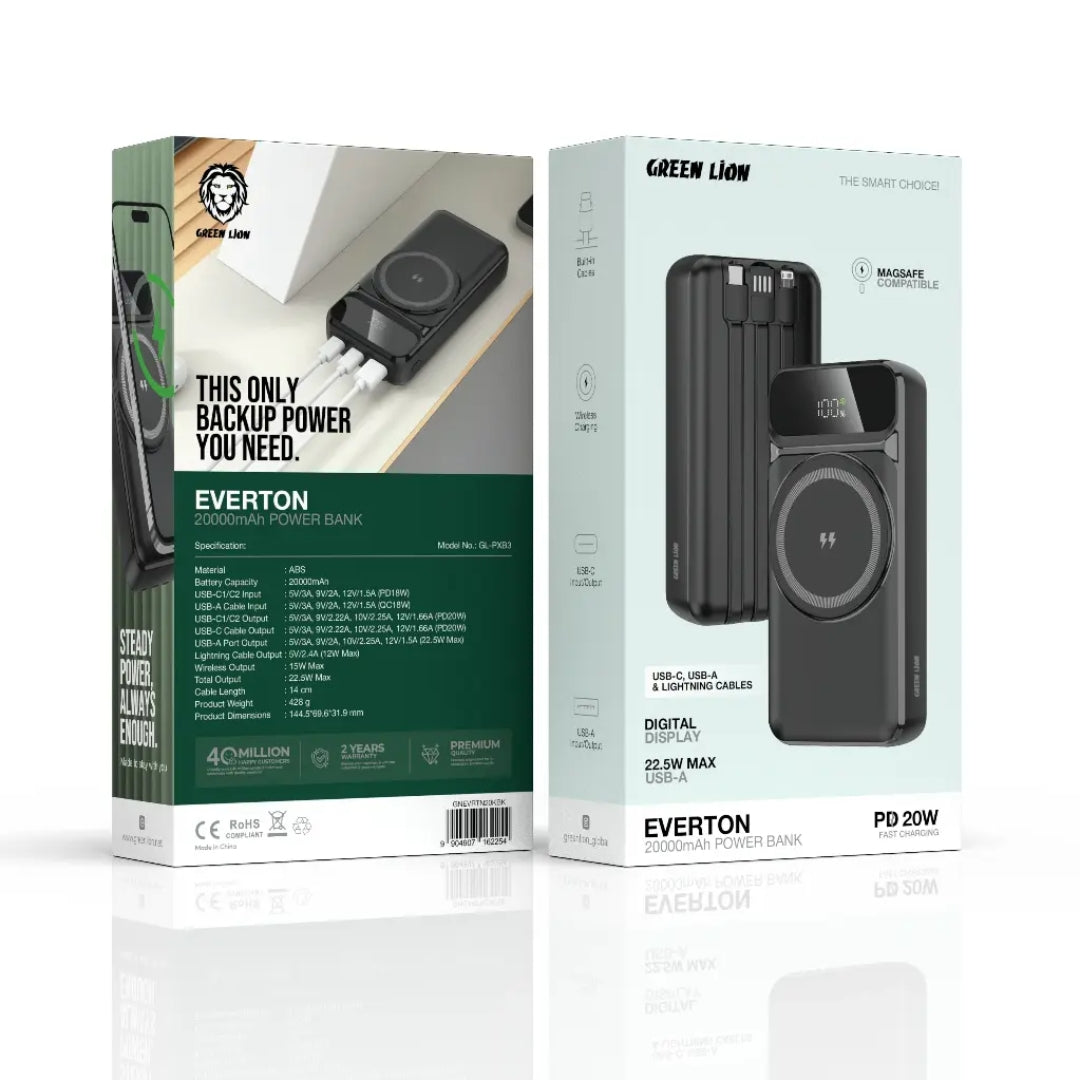 Green Lion Everton Power Bank (20000mAh)